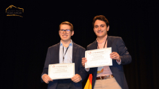 Els oradors Pau Hernàndez i Gorka Samaniego